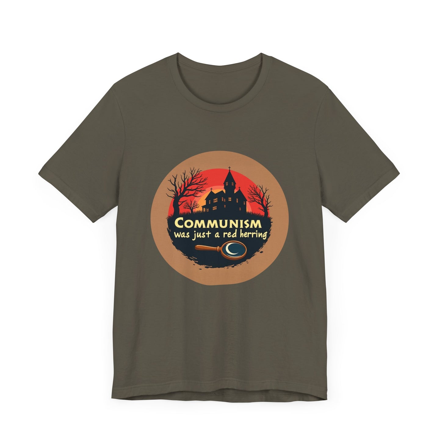 Clue Movie Line T-shirt "Communism was just a red herring"
