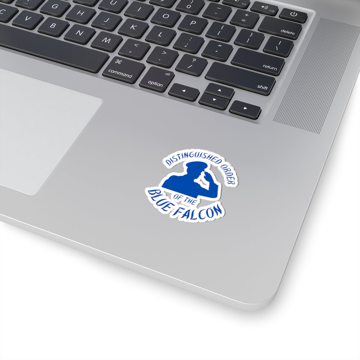 Distinguished Order of the Blue Falcon Sticker – Funny Military Gag Gift Decal