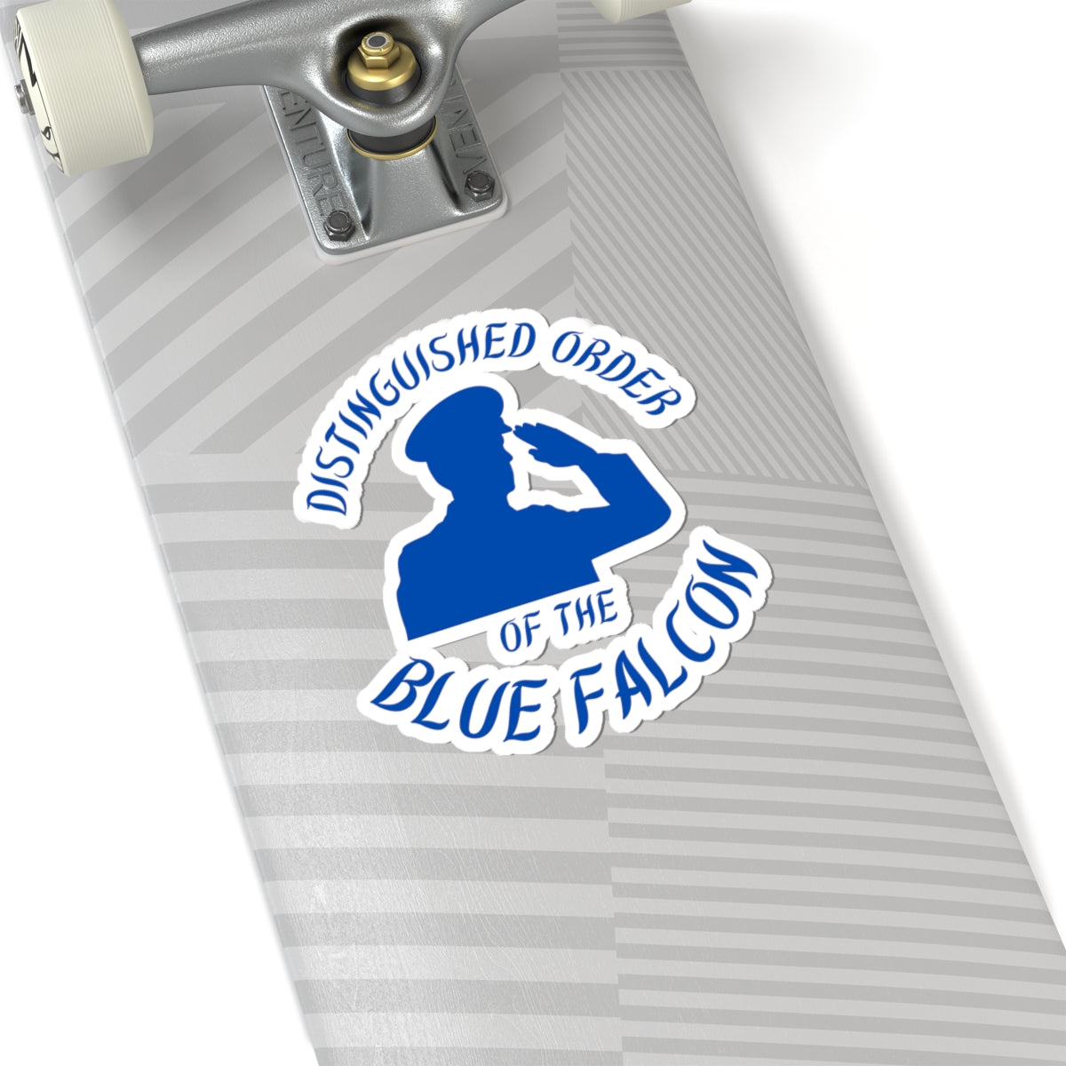 Distinguished Order of the Blue Falcon Sticker – Funny Military Gag Gift Decal