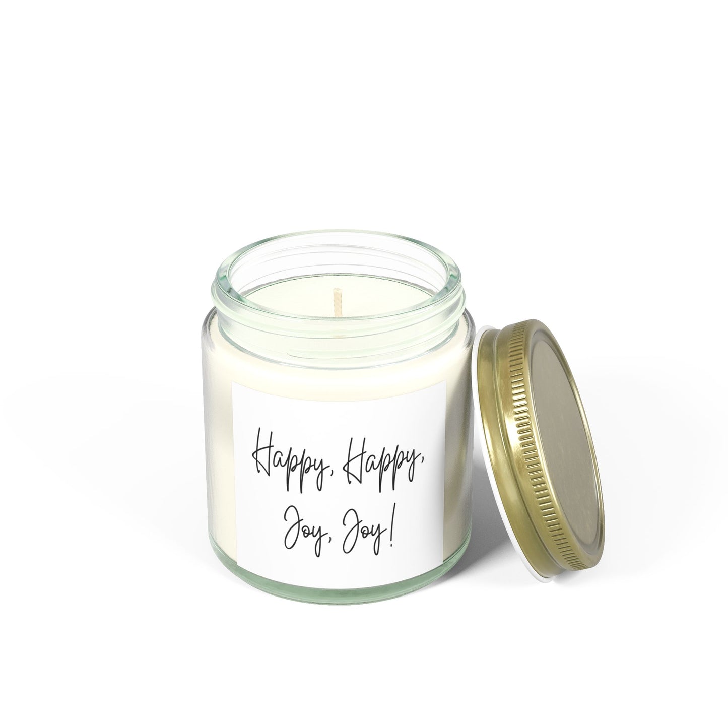 Scented Candles, Coconut Apricot Wax - Happy, Happy, Joy, Joy! | Relaxation, Home Decor, Gifts, Aromatherapy, Celebration Candles
