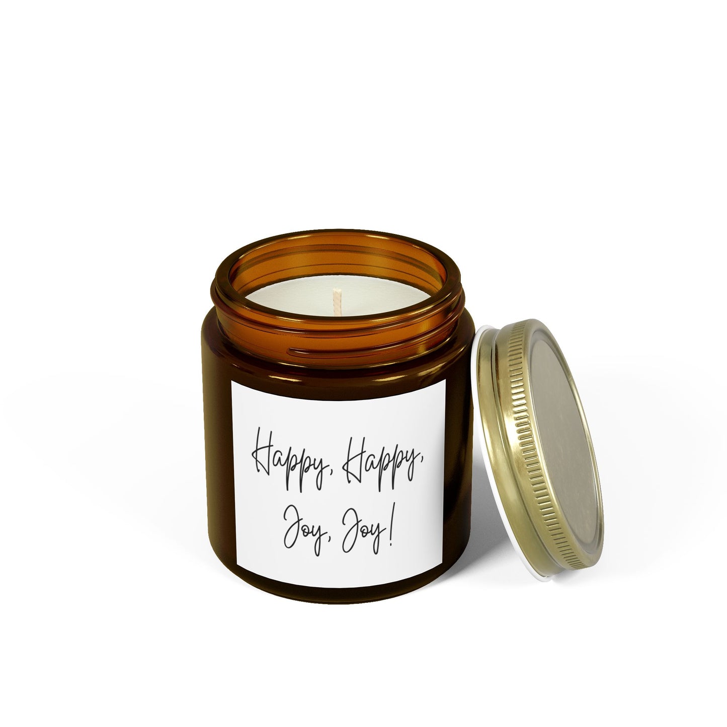 Scented Candles, Coconut Apricot Wax - Happy, Happy, Joy, Joy! | Relaxation, Home Decor, Gifts, Aromatherapy, Celebration Candles