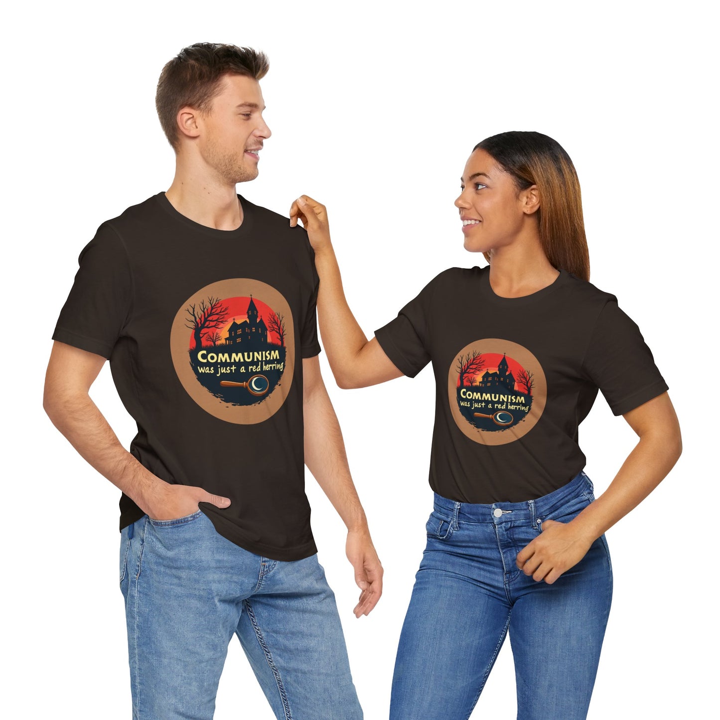 Clue Movie Line T-shirt "Communism was just a red herring"