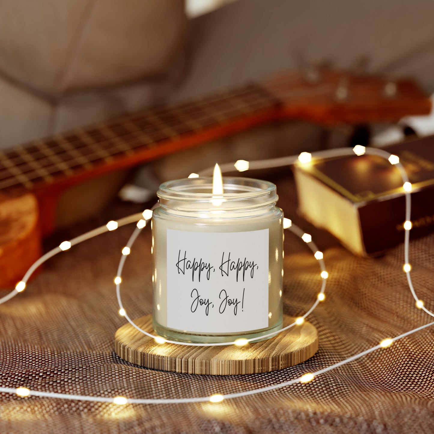 Scented Candles, Coconut Apricot Wax - Happy, Happy, Joy, Joy! | Relaxation, Home Decor, Gifts, Aromatherapy, Celebration Candles