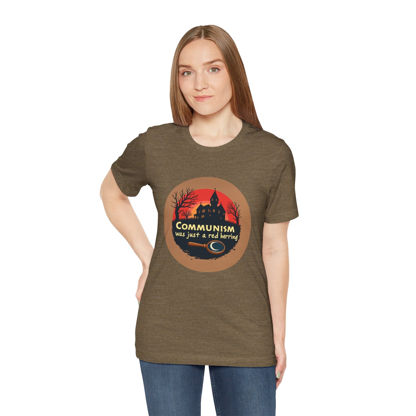 Clue Movie Line T-shirt "Communism was just a red herring"