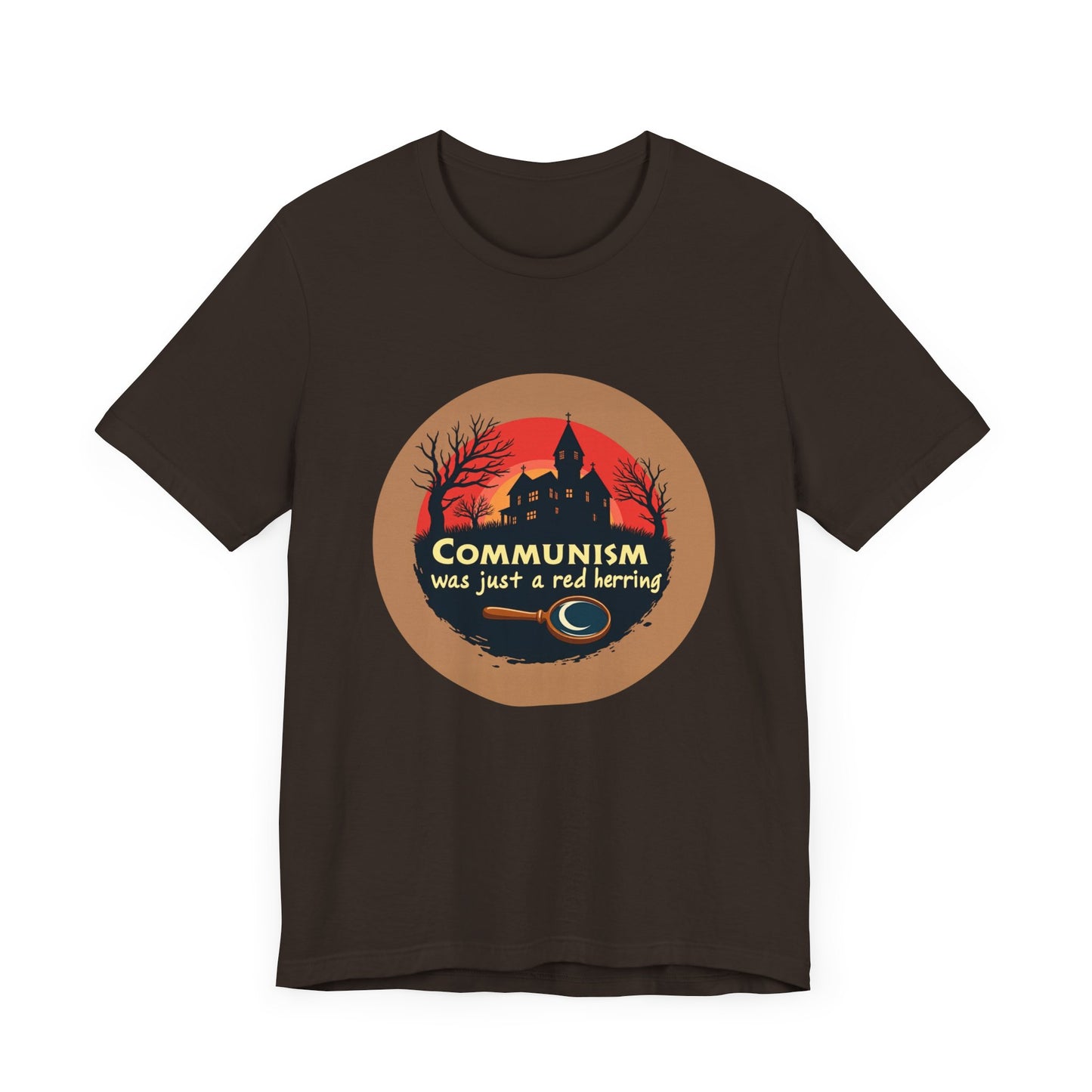 Clue Movie Line T-shirt "Communism was just a red herring"