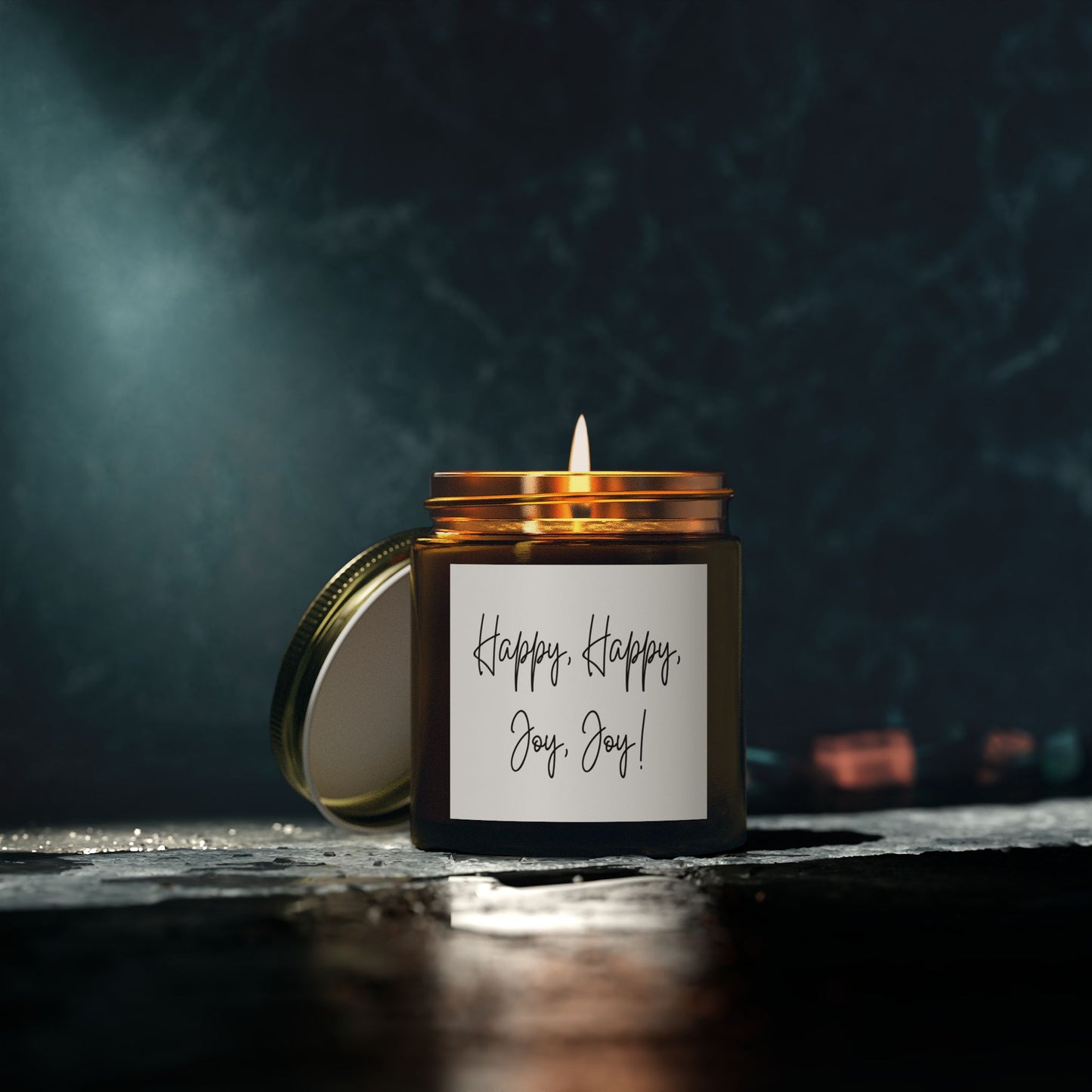 Scented Candles, Coconut Apricot Wax - Happy, Happy, Joy, Joy! | Relaxation, Home Decor, Gifts, Aromatherapy, Celebration Candles
